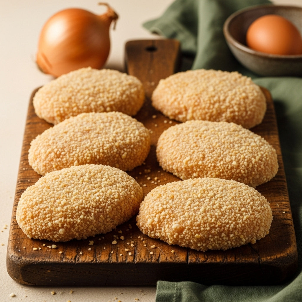 Breaded Chicken Cutlets (frozen), 1 lb