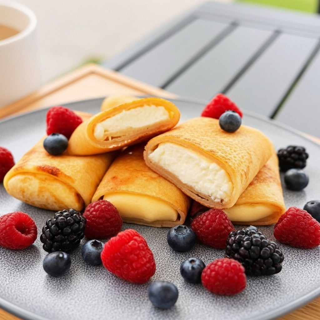Soft Cheese-Filled Crepes (Blini), 5 pcs (frozen)