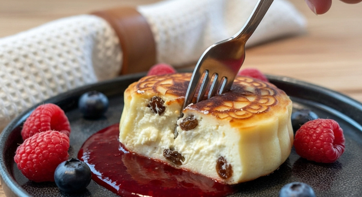 Soft Cheese Syrniki with Raisins, 5 pcs (frozen)